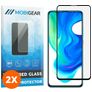 Mobigear Premium POCO F2 Pro Cristal templado Protector de pantalla - Compatible con fundas - Negro (pack de 2)