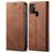 Mobigear Denim Slim Samsung Galaxy A21s Etui z klapką typu portfel - Brązowy