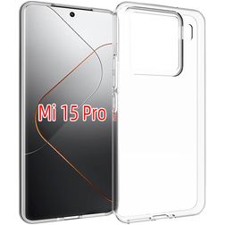 Mobigear Basics Transparentní Xiaomi 15 Pro Flexibilní TPU Zadní kryt - Průhledná