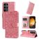 Mobigear Sunflower Samsung Galaxy S24 Ultra Funda tipo libro Cartera - Oro rosa