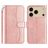 Mobigear S Line iPhone 17 Pro Max Capa livro Carteira - Rosa dourado
