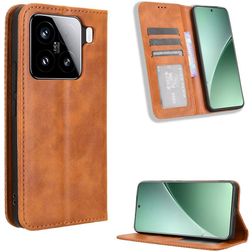 Mobigear Sensation Xiaomi 15 Plånboksfodral med sedelfack - Brun