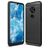 Mobigear Brushed Slim Nokia 7.2 TPU flexível Capa traseira - Preto