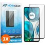 Mobigear Premium Motorola Moto G82 Vidro temperado Película de ecrã - Compatível com capas - Preto (Pack de 3)