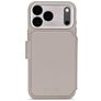 Decoded Detachable Wallet iPhone 17 Pro MagSafe Etui Skóra naturalna Etui z klapką 2w1 z odpinanymi pleckami typu portfel - Solid Clay