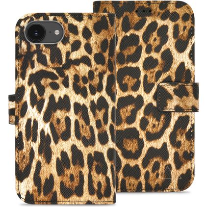 My Style Flex Wallet iPhone 16e Plånboksfodral med sedelfack - Wild Leopard