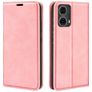 Mobigear Retro Slim Motorola Moto G85 Cover a libro portafoglio - Rosa
