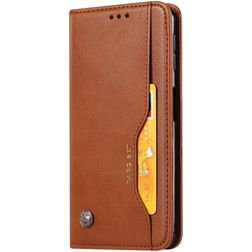 Mobigear Card Set Samsung Galaxy A30s Wallet case - Brown