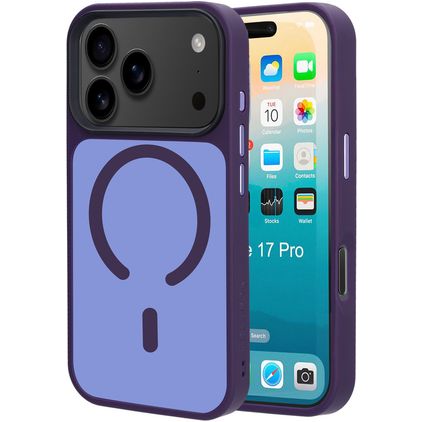Mobiparts Hardcover iPhone 17 Pro MagSafe Funda Plástico rígido Carcasa - Satin Purple