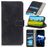 Mobigear Croco Samsung Galaxy M53 Funda tipo libro Cartera - Negro