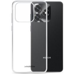 Mobilize Gelly Transparente HONOR X5C Plus TPU flexível Capa traseira - Transparente