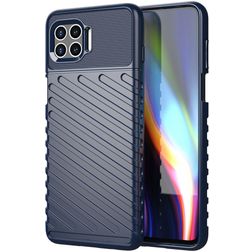 Mobigear Groove Motorola Moto G 5G Plus TPU flexible Carcasa - Azul