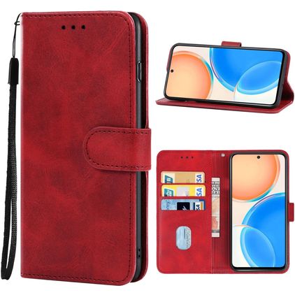 Mobigear Wallet HONOR X8 Wallet case - Red