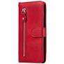Mobigear Zipper Huawei P Smart (2020) Wallet case - Red