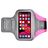 Mobigear Easy Fit Portamóvil para correr Neopreno Funda deportiva Brazalete deportivo - Small - Rosa
