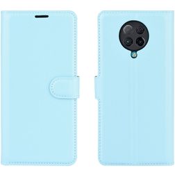 Mobigear Classic POCO F2 Pro Pungetui med Seddelrum - Blå