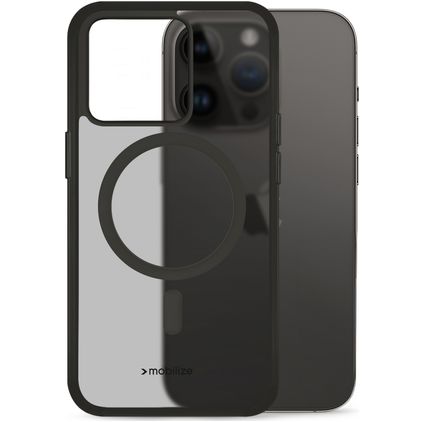 Mobilize Hybrid iPhone 14 Pro MagSafe Hårdt Bagsidecover Stødsikkert - Sort