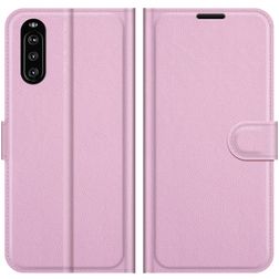 Mobigear Classic Sony Xperia 10 III Capa livro Carteira - Rosa