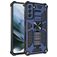 Mobigear Armor Stand Samsung Galaxy S21 FE Hardcase Back cover Antiurto con supporto - Blu