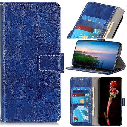 Mobigear Basic iPhone SE (2022) Etui z klapką typu portfel - Niebieski