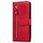 Mobigear Zipper Huawei P Smart (2020) Cover a libro portafoglio - Rosso