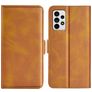 Mobigear Slim Magnet Samsung Galaxy A33 Wallet case - Cognac