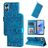 Mobigear Sunflower OPPO A17 Wallet case - Blue