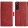 Mobigear Slim Magnet Sony Xperia 1 IV Funda tipo libro Cartera - Rojo