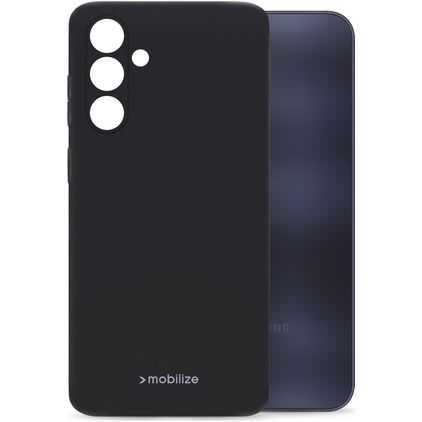 Mobilize Rubber Gelly Samsung Galaxy A25 Elastyczne TPU Etui plecki - Matt Black
