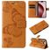Mobigear Butterfly iPhone 16 Pro Cover a libro portafoglio - Cognac