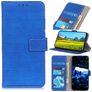 Mobigear Croco Samsung Galaxy A52 Wallet case - Blue