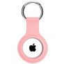 Xccess Keychain Apple AirTag Fodral Flexibel Silikon Nyckelring - Rosa
