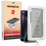 GrizzlyCoat AlignPro AntiSpy iPhone 16 Pro Max Vidro temperado Película de ecrã Privacidade - Compatível com capas + Moldura de instalação