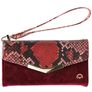 Mobilize Gelly Velvet Samsung Galaxy A41 Capa Carteira clutch 2 em 1 com capa amovível - Red Snake