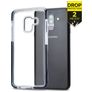 Mobilize Shatterproof Samsung Galaxy A8 (2018) Plástico rígido Capa traseira Antichoque - Transparente / Preto