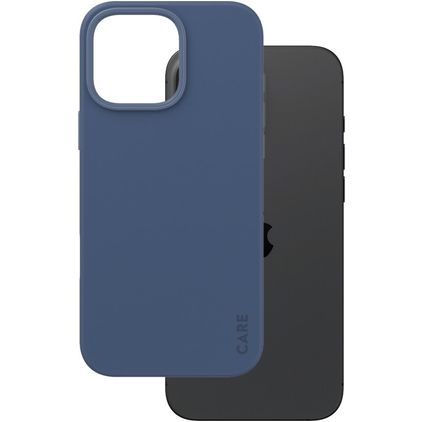 CARE by PanzerGlass Fashionable iPhone 16 Pro Max Silikoni MagSafe Suojakuori - Sininen