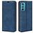 Mobigear Retro Slim Motorola Edge 30 Plånboksfodral med sedelfack - Mörkblå