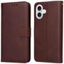 Mobigear Wallet iPhone 17 Funda tipo libro Cartera - Marrón