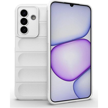 Mobigear Bumpy Samsung Galaxy A27 Fleksibel TPU Bagsidecover - Hvid