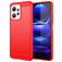 Mobigear Brushed Xiaomi Redmi Note 12 Elastyczne TPU Etui plecki - Czerwony