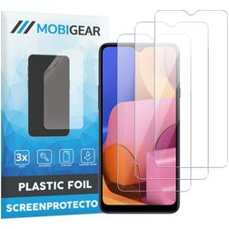 Mobigear Samsung Galaxy A20s Ochrona ekranu Folia - Kompatybilna z etui (3 szt.)