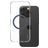 CARE by PanzerGlass Urban Combat iPhone 16 Pro MagSafe Hardcase Back cover - Trasparente / Blu