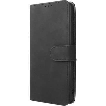 Mobigear Retro Motorola Moto E20 Funda tipo libro Cartera - Negro