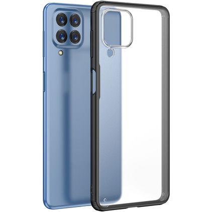 Mobigear Shockproof Samsung Galaxy M53 Hard Case Back cover - Clear / Black