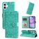 Mobigear Sunflower iPhone 17 Wallet case - Green