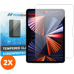 Mobigear iPad Air 11 polegadas (2025) Vidro temperado Película de ecrã - Compatível com capas (Pack de 2)
