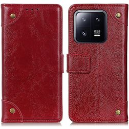 Mobigear Ranch Xiaomi 13 Wallet case - Burgundy