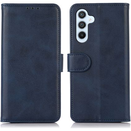 Mobigear Wallet Samsung Galaxy A16 Pungetui med Seddelrum - Blå