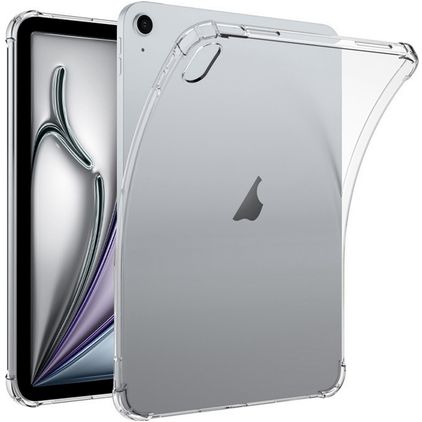 Mobigear Cushion iPad Air 13 pollici (2024) TPU flessibile Back cover - Trasparente
