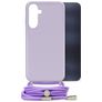 Mobilize Lanyard Gelly Samsung Galaxy A25 Flexible TPU Case with lanyard - Pastel Purple